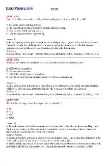 Network+ CompTIA ExactPapers N10-003 Questions