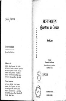 Beethoven : quartetos de Cordas