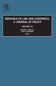 Research in Law and Economics, Vol. 22