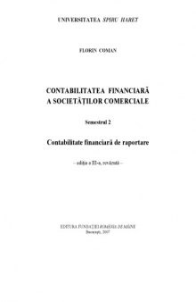 Contabilitatea financiara a societatilor comerciale, ed. a III-a