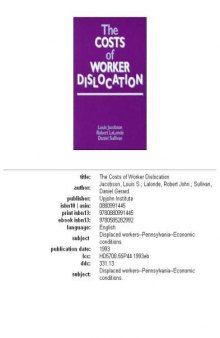 The costs of worker dislocation