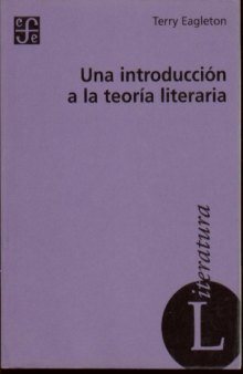 Una Introduccion a la Teoria Literaria  