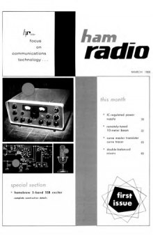 March 1968 Ham Radio Magazine - March 1968