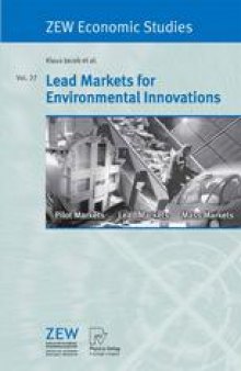 Lead Markets for Environmental Innovations