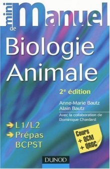 Manuel De Biologie Animale / Handbook of Animal Biology