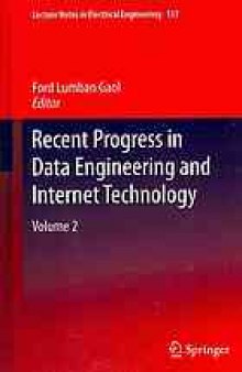 Recent Progress in Data Engineering and Internet Technology: Volume 2