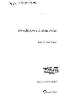 The architecture of bridge design