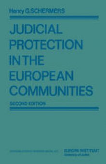 Judicial Protection in the European Communities