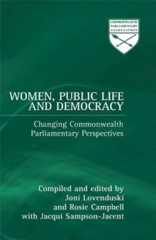 Women, Public Life And Democracy (Commonwealth Parliamentary Association)