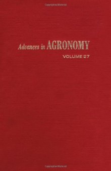 Advances in Agronomy, Vol. 27