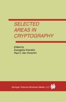 Selected Areas in Cryptography