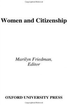 Women and Citizenship (Studies in Feminist Philosophy)