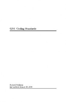 GNU coding standards