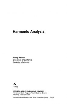 Harmonic Analysis