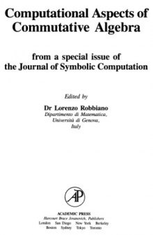 Computational aspects of commutative algebra