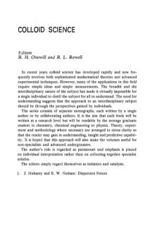 Dispersion Forces (Colloid science)