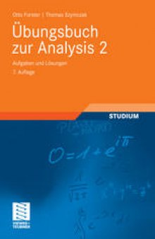 Übungsbuch zur Analysis 2: Aufgaben und Lösungen