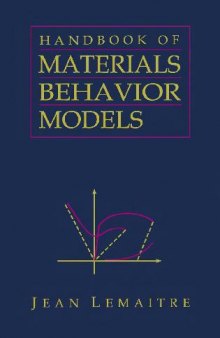 Handbook of materials behavior models
