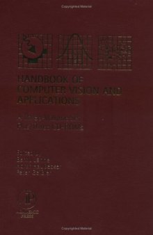 Handbook of Computer Vision and Applications, V3