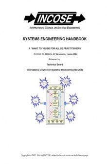 International Council on Systems Engineering Systems Engineering Handbook