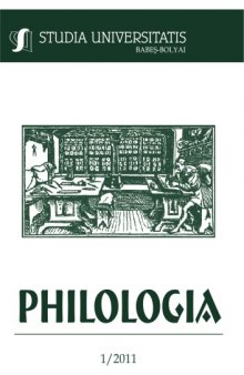 Studia Philologica nr 1 2011