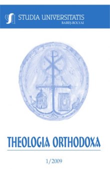 Studia Theologia Orthodoxa nr. 1 2009