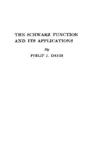 The Schwarz function and its applications