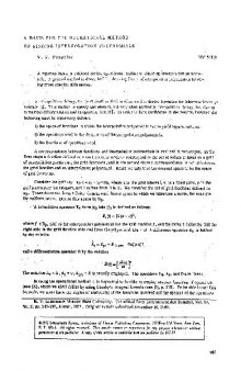 A basis for the operational method of finding interpolation polynomials