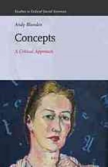 Concepts : a critical approach