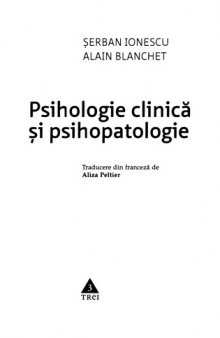 Tratat de psihologie clinica si psihopatologie