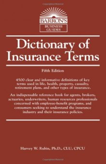 Dictionary of Insurance Terms  