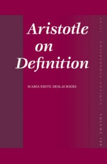 Aristotle on Definition