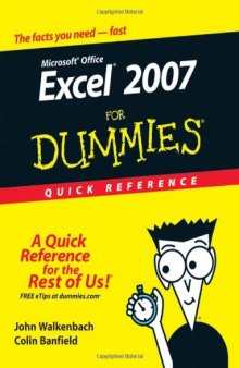 Microsoft Excel 2007 For Dummies Quick Reference
