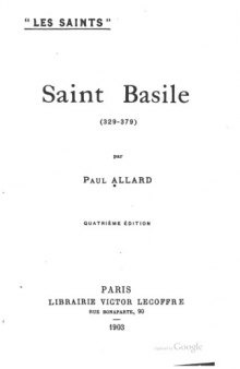 Saint Basile (329-379)