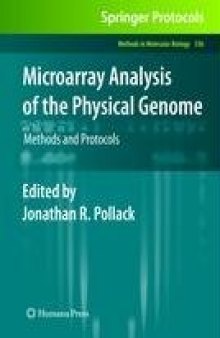 Microarray Analysis of the Physical Genome: Methods and Protocols