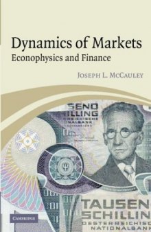 Dynamics of Markets: Econophysics and Finance