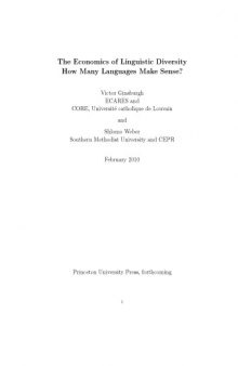 The Economics of Linguistic Diversity: How Many Languages Make Sense?