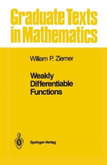 Weakly Differentiable Functions: Sobolev Spaces and Functions of Bounded Variation