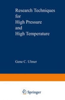 Research Techniques for High Pressure and High Temperature