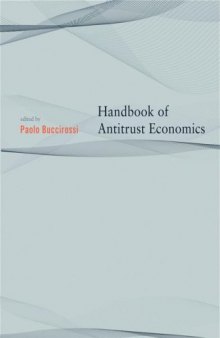 Handbook of antitrust economics