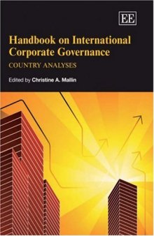 Handbook on international corporate governance: country analyses
