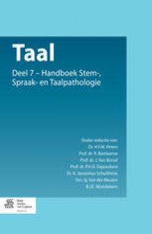 Taal: Handboek Stem–, Spraak– en Taalpathologie 7