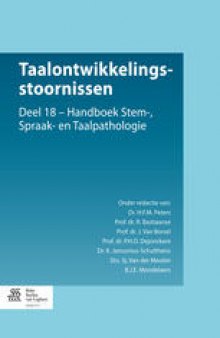 Taalontwikkelingsstoornissen: Handboek Stem-, Spraak- en Taalpathologie 18