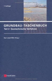 Grundbau-Taschenbuch Teil 2: Geotechnische Verfahren