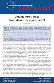 Ukraine turns away from democracy and the EU