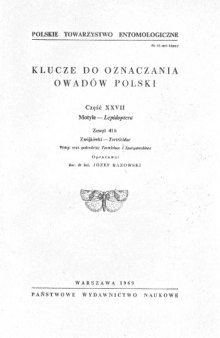 Część XXVII - Lepidoptera (zaplanowano 66 zeszytów) 41b