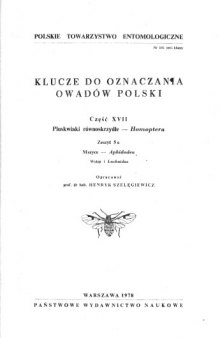 Część XVII - Homoptera 5a