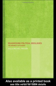 Reassessing Political Ideologies: The Durability of Dissent