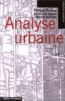 Analyse urbaine (Collection Eupalinos)