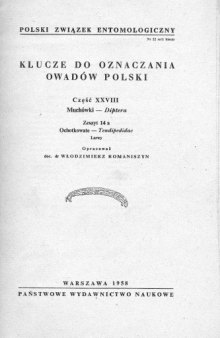 Część XXVIII - Diptera (zaplanowano 78 zeszytów) 14a